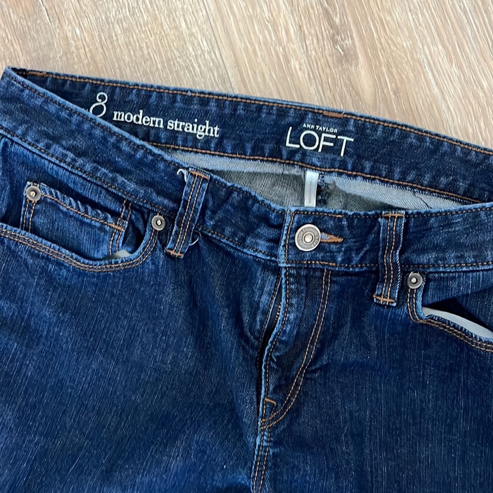 Ann Taylor Loft 8 modern straight